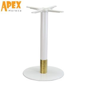 [Hot Item] Restaurant Furniture Stainless Steel Table Leg Indoor Furniture Coffee Table Round Base