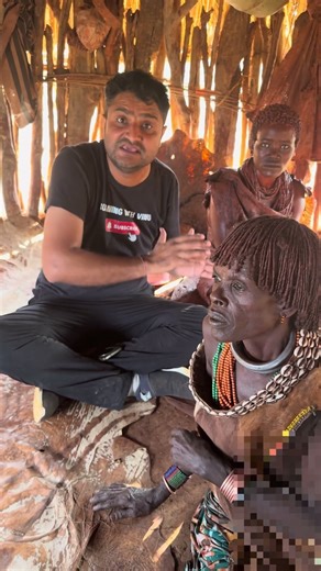 Unveiling Tradition: The Hammer Tribe Bride’s Ancient Body Paint Ritual #HammerTribe #fypシ #africa