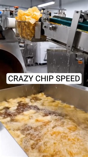 How Potato Chips Are Made in America#potatochips #usa #snackfactory #foodproduction