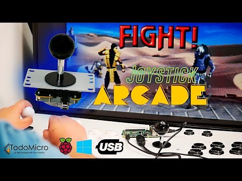 🤩🎮 kit joystick arcade para PC o Raspberry PI