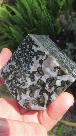 Polished Merlinite Gabbro Cube Display Piece x 1 From Madagascar