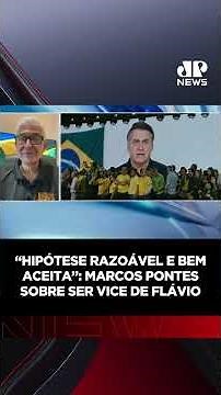 "A reasonable and well-accepted hypothesis": Marcos Pontes on being Flávio's running mate #shorts