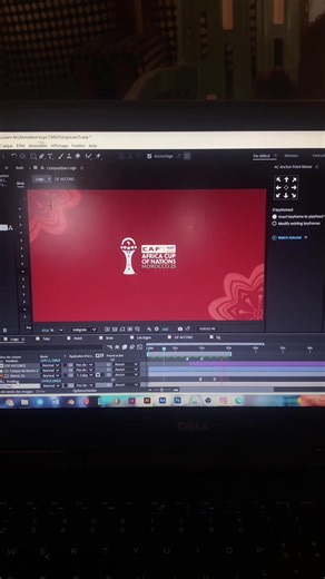 Hello Voici l’animation du logo CAN MAROC 2025✨je me suis challengé en reproduisant l’animation. Vos suggestions #animationlogo #motiondesign #can2025 #afcon