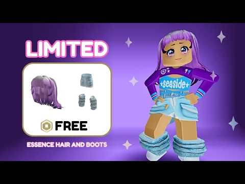 FREE LIMITED UGC ALERT! 🚨 HOW TO GET Furry Boots Cover & Purple Galaxy Hair ✨