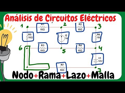✅ Teoría básica de circuitos + Nodos, Ramas, Lazos y Mallas