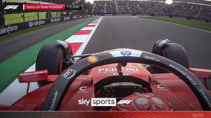 Mexico City GP | Onboard Carlos Sainz's pole lap in Mexico City