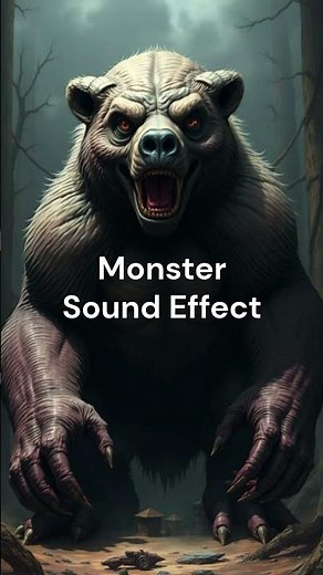 Monster Sound Effect – Roar, Growl, Creature Audio FX