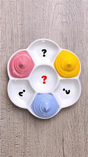 Baby Pink + Yellow + Baby Blue = Color ? #colormixing #colormixingmagic #shots #biraycolor