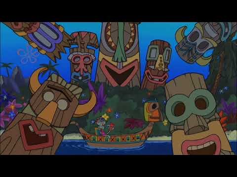 Squidward Tentacles Tiki Land Lyrics Full Song | Spongebob Squarepants Childhood cartoon