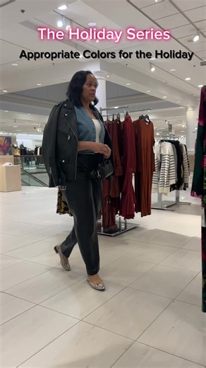 Color matters! It may be a festive time of year but a solid color with the right accessories will always be timeless. #holidaystyle #Timelessstyle #outfitinspo #fyp #Holidayoutfits #Seasonalstyle #ForYouPage #Colormatters #styleinspo #chicandsimple #accessorize #outfitinspo