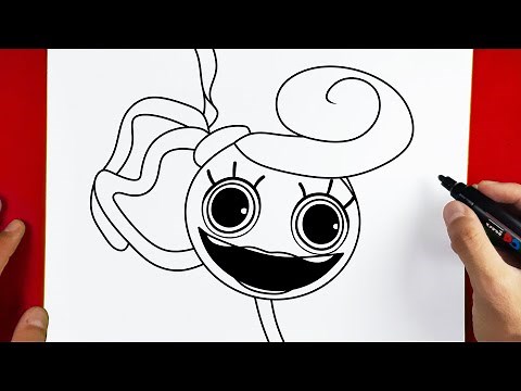 How to Draw Mommy Long Legs - Poppy Playtime