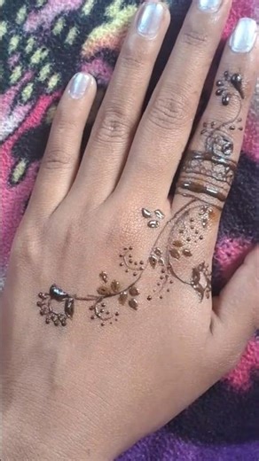 try this mehandi design #mehndidesign #simplemehndi