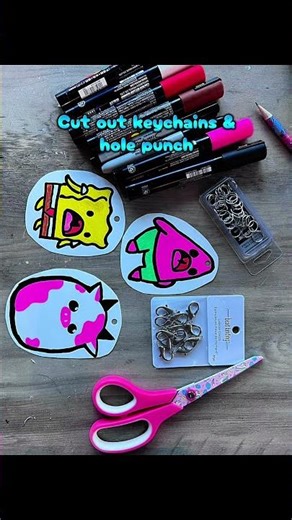 Shrinky Dink Keychains