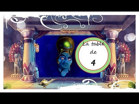 Les tables de multiplication - Table de 4