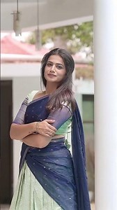 Half saree Love🦋 #parvathyofficial #shorts