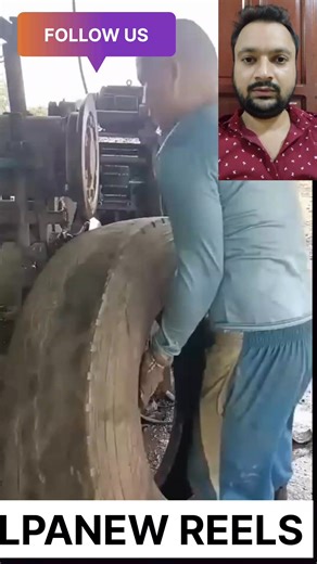 Old tire cutting and recycling process ✅#OldTires #old #tires #tirecutting #recycling #process | Lpanew Reels