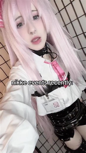 static 🍀🎀 on Instagram: "goon slop vs goon art… discuss… 🏷️ - #yuni #cosplay #goddessofvictorynikke #nikke #nikkecosplay"