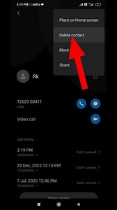 How to delete number 😱| Number delete kaise kare permanently | remove contact number | #shorts