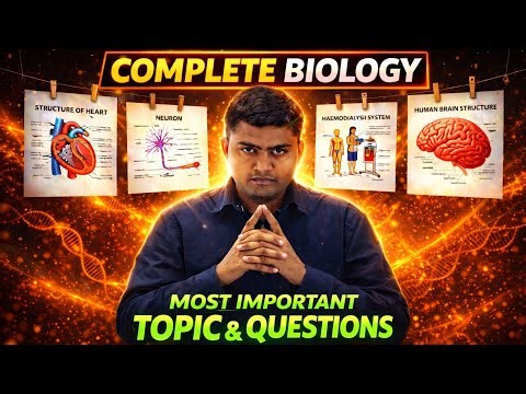 Class 10th Science - Complete Biology in One Shot🔥|most important topic and question | board 2026 |