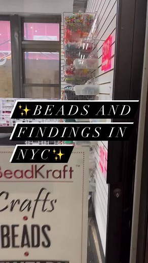 Check out the bead store located on 146 West 29th Street, 2nd floor! There is a wide bead selection and a very unique findings selection!