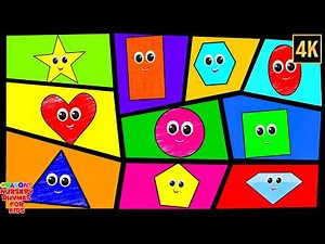 Let's Learn Shapes with Crayons + More Learning Videos & Baby Songs