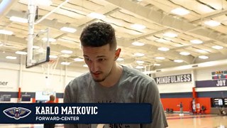 Karlo Matković talks improvement, Zion Williamson 3/12/2025