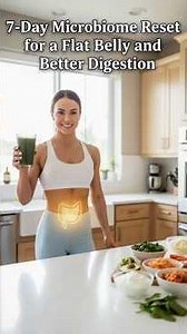 7-Day Microbiome Reset for a Flat Belly and Better Digestion