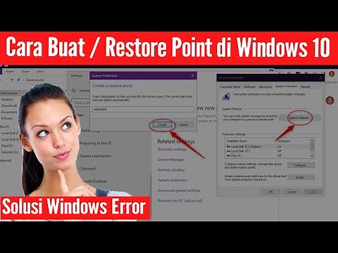 How to create and restore points on Windows 10