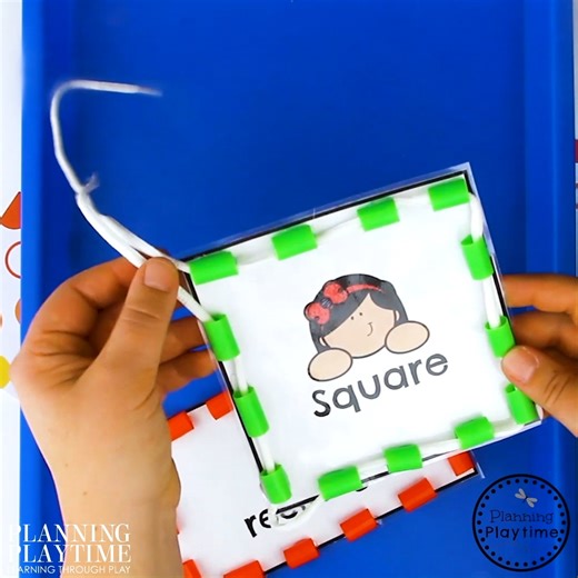 69K views · 1.1K reactions | Help your kiddos learn to recognize 2D Shapes with these fun activities. https://planningplaytime.com/2d-shapes/ | Planning Playtime - Learning Through Play | Facebook