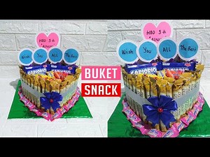 Easy Ways to Make a Birthday Bouquet From Snack Shape of Love - DIY Snack Bouquet Easy