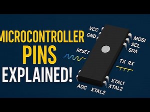 Microcontroller Pins Explained in 3 Minutes! 🔌 Beginner-Friendly Guide"
