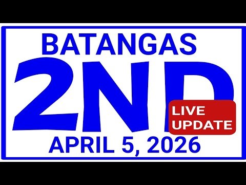 Stl Batangas results today 2nd draw April 5, 2026 live update