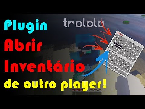 Como ABRIR INVENTÁRIO DE OUTRO PLAYER! - OpenInv Plugin | Minecraft Server