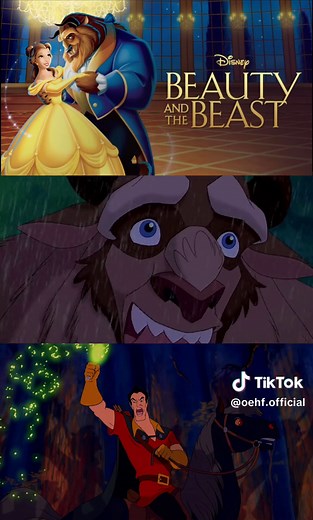 Gaston Villain Death Scene - Beauty and the Beast (1991)