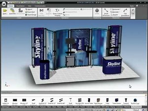 Skyline Exhibit SmartAssembly in IRONCAD Compose