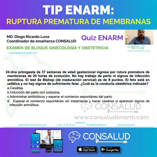 CONSALUD ENARM on Instagram: "Tip ENARM - Tema OBLIGADO 👇🏼 💥PREVENTA - Curso PRO VIRTUAL ENARM 2026 💥 💠Clases 100% ENFOQUE ENARM y sin paja. 🎯 Curso 100% enfoque ENARM. Basado en casos clínicos y algoritmos para la toma de decisiones el día del ENARM. 💥NUEVO CONTENIDO ENARM 2026: 💥 💠Clases actualizadas según lo evaluado en el ENARM 2025. 💠 Mini Resúmenes GPC's - 2025 💠 Nuevas colecciones de FLASH CARDS 2026 💠 Simulador ENARM PRIME ILIMITADO -2026 ✅ Garantía ENARM 2026. ✅ Temario y pl