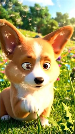 Fun and sun #corgi #cutedog #puppy #dogs #cute #cartoon