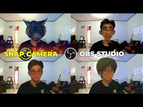 HOW TO USE SNAP CAMERA FILTER IN OBS STUDIO
