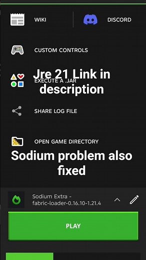 Pojavlauncher sodium Problem Fix!!