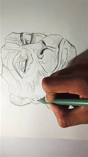 how to draw Hanuman ji drawing #drawing #art #shorts #trending