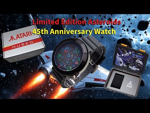 Atari & Nubeo's Asteroids 45th Anniversary Watch Unboxing | Limited Edition Timepiece Review!
