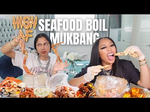 HIGH SEAFOOD BOIL MUKBANG Q&A: SNOW CRAB LEGS, DELTA MUNCHIES + MORE