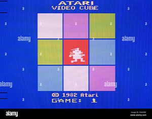 Atari Video Cube - Atari 2600 VCS Videogame - Editorial use only Stock Photo - Alamy