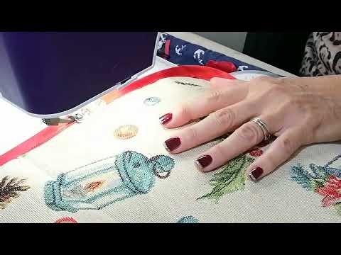 527🎀Christmas placemat with border #freepattern#