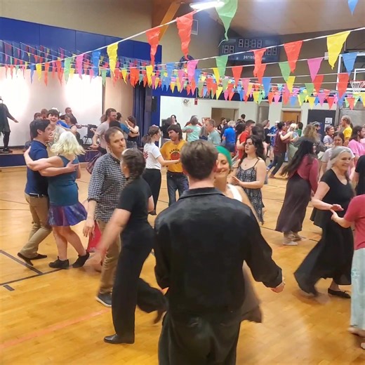 Where else can you think of that brings 10yr olds, 20yr olds, 30, 40, 50, 60, 70 and 80yr olds together to smile at one another, dance, connect and have fun?! Contra dance is a very special and magical place in our community!! ✨😀 Join us this Sat May 10th from 6-10pm at the Surry School, 754 N Bend Rd, Surry! Here's a clip from last month! | Surry Contra Dance