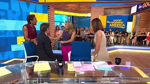 WATCH: Ginger Zee announces she is pregnant with her second baby on GMA! gma.yahoo.com | Good Morning America