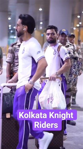 IPL Team Kolkata Knight Riders Player Spotted At Airport #dailycelebrityshorts6070 #kkr #ipl2026