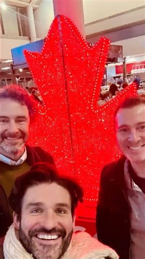 The Celtic Tenors touch down! Thanks, Aer Lingus! ☘️ meets 🍁 in Toronto! #toronto #travel