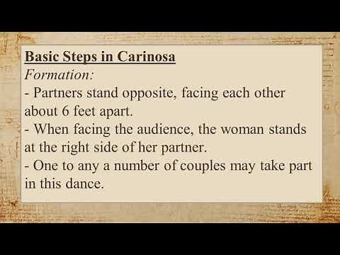 What is a Cariñosa Dance? ppt || English 1A 2020-2021 || Our Learning Hub