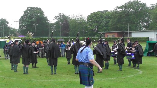 George Heriot's School Pipe Band in Grade Juvenile at the UK Pipe Band Championships back in 2019. | We Love Pipe Bands